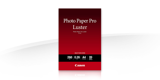 Papier photo Pro Lustré Canon LU-101 - A4, A3, A3+, A2 - Canon France